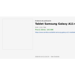 Tablet Samsung Galaxy A11+