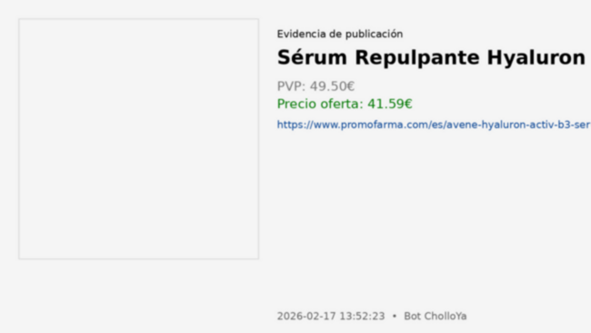 Sérum Repulpante Hyaluron B3