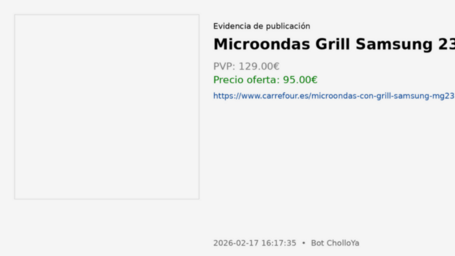 Microondas Grill Samsung 23L