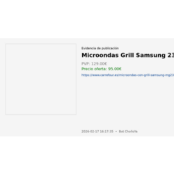 Microondas Grill Samsung 23L
