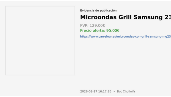 Microondas Grill Samsung 23L