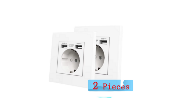 Enchufe Dual USB Delviz