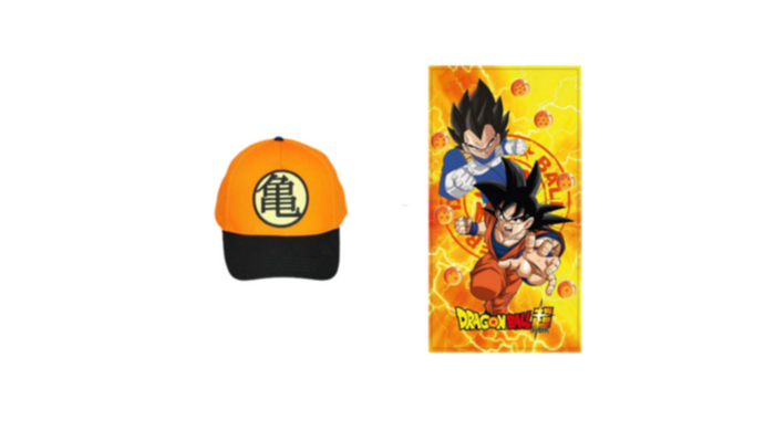 Set Dragon Ball Gorra y