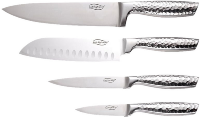 Set 4 Cuchillos Plata