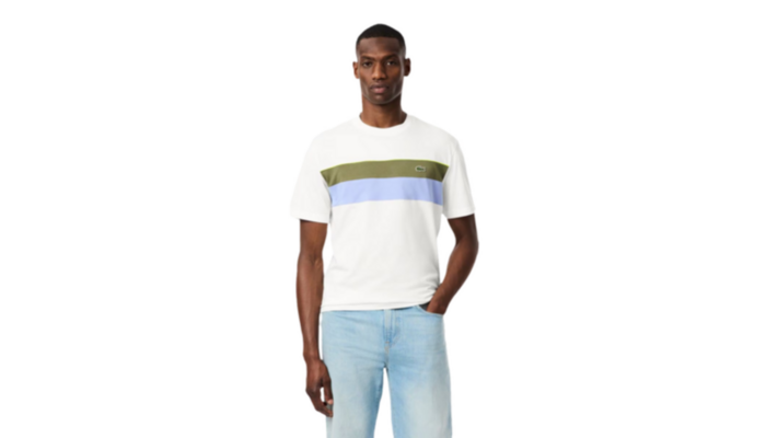 Camiseta Color Block Hombre