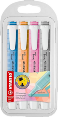 Estuche 4 Marcadores Pastel