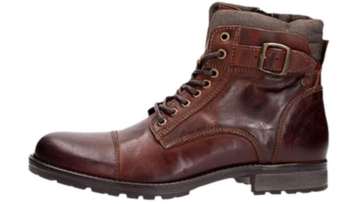 Botas piel urbano antracita