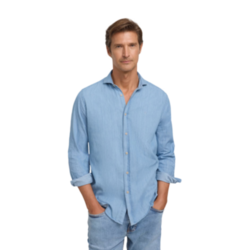 Camisa Denim Sport Cutaway