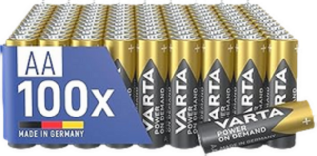 VARTA Power AA 100 uds
