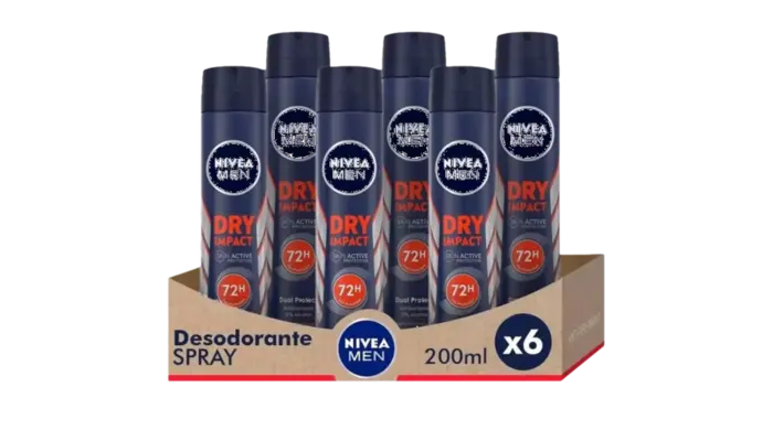 NIVEA Men dry impact X6