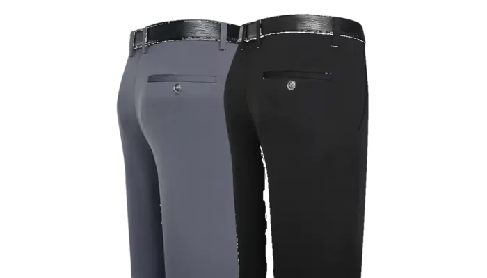 Pantalones traje hombre rectos