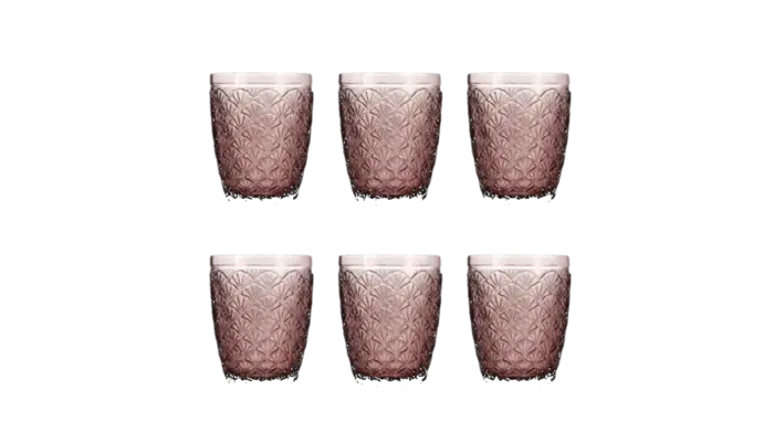 Set Vasos bidasoa rose moon