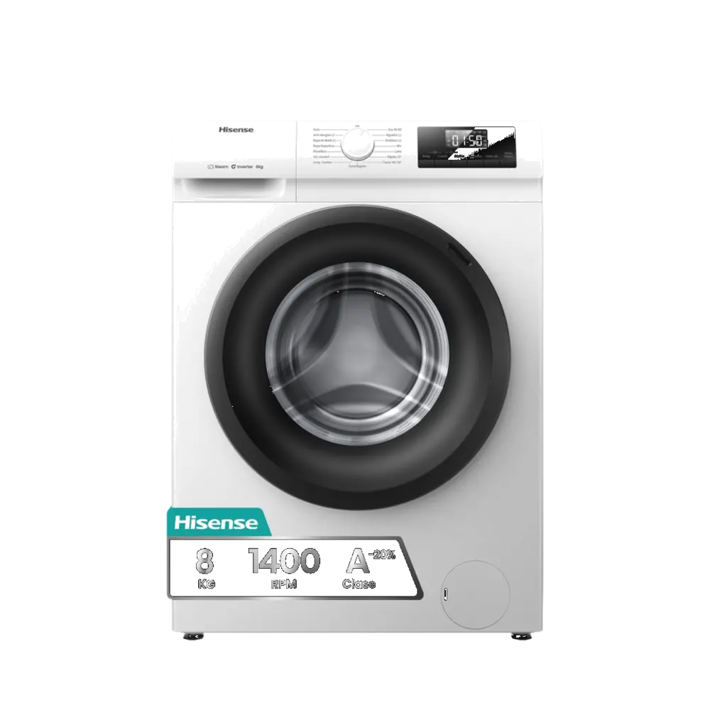 Lavadora hisense 8 kg