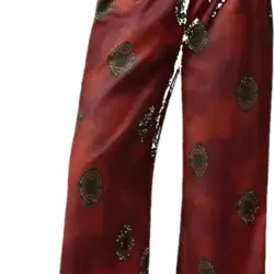 Pantalones holgados estampado