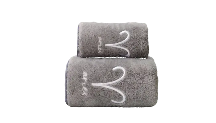 Toalla zodiaco gris de shein