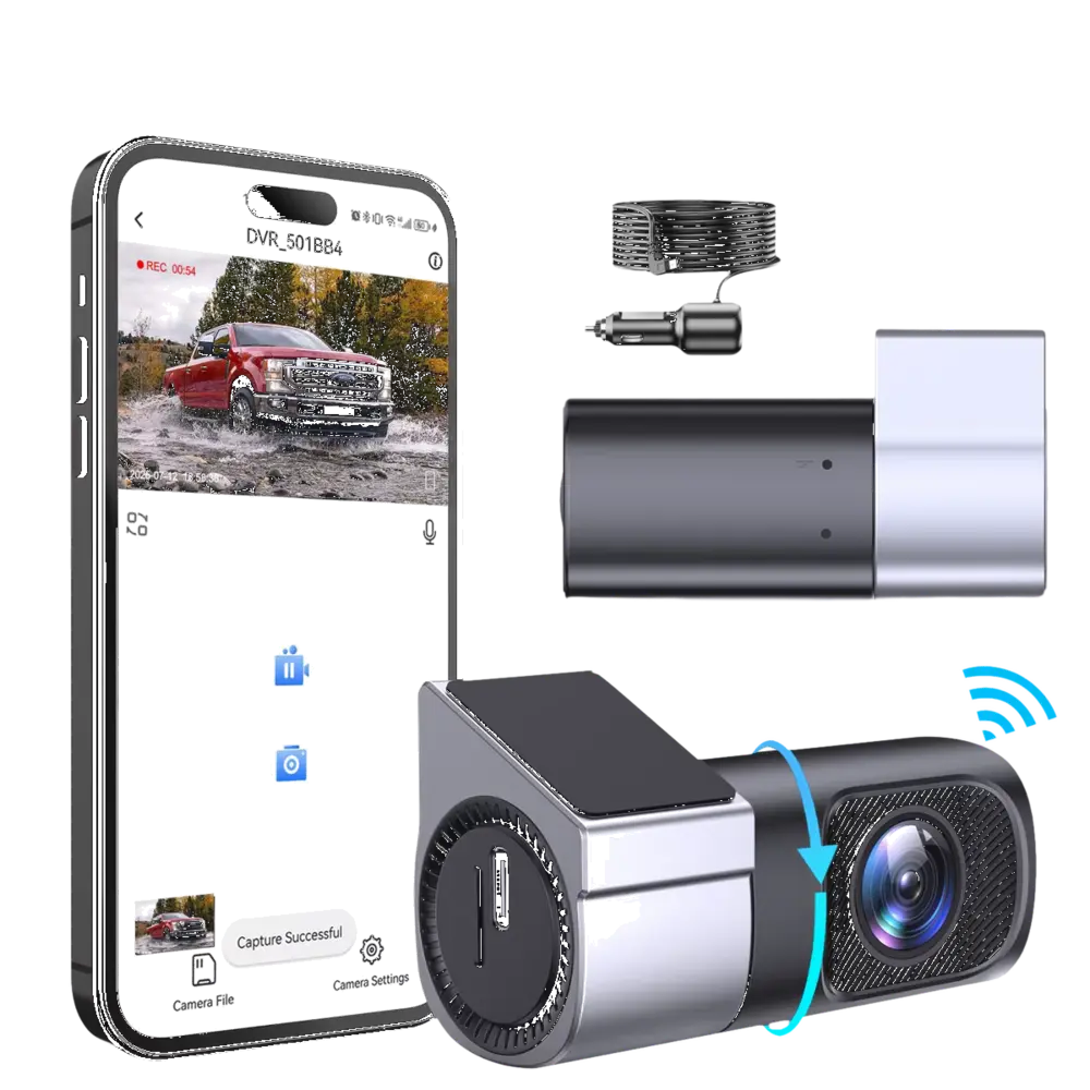 Dashcam oculta 1080P con app