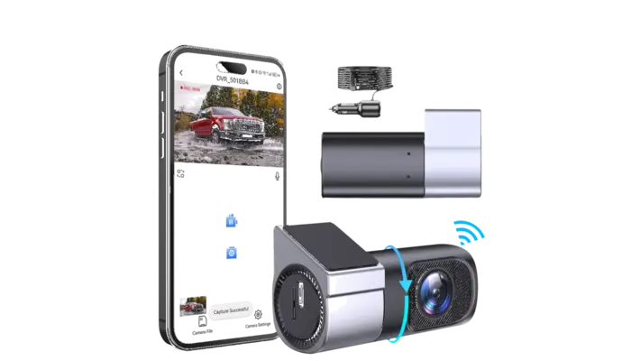 Dashcam oculta 1080P con app