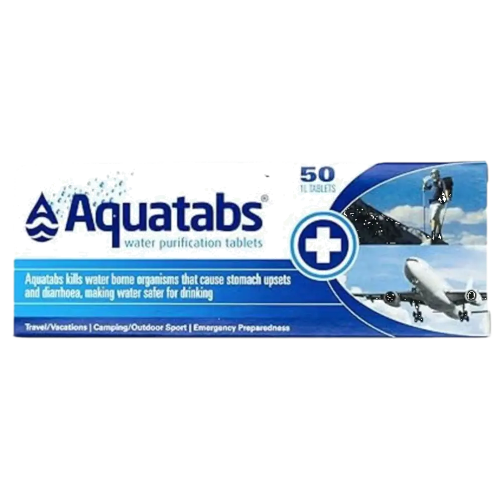 Aquatabs pastillas potabilizadoras
