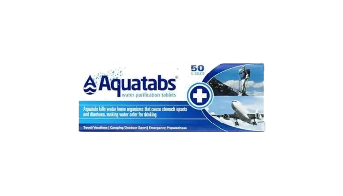 Aquatabs pastillas potabilizadoras