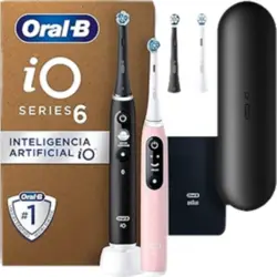 Oral-b io 6 duo negro & rosa