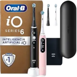 Oral-b io 6 duo negro & rosa