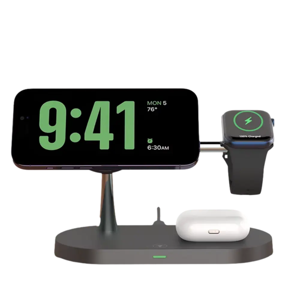 Cargador 3 en 1 para iphone y