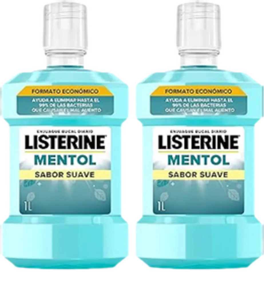 Listerine mentol sabor suave