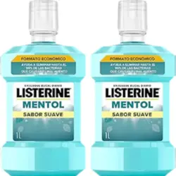 Listerine mentol sabor suave