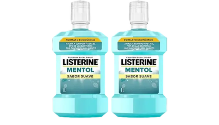 Listerine mentol sabor suave