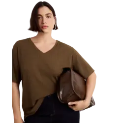 Camiseta Mujer cuello pico