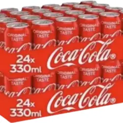 Pack 48 latas coca-cola y zero