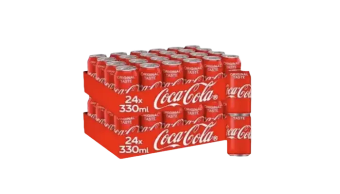 Pack 48 latas coca-cola y zero