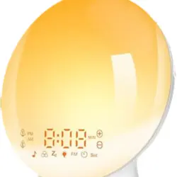 Despertador lumínico con simulador