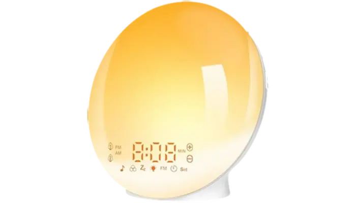 Despertador lumínico con simulador