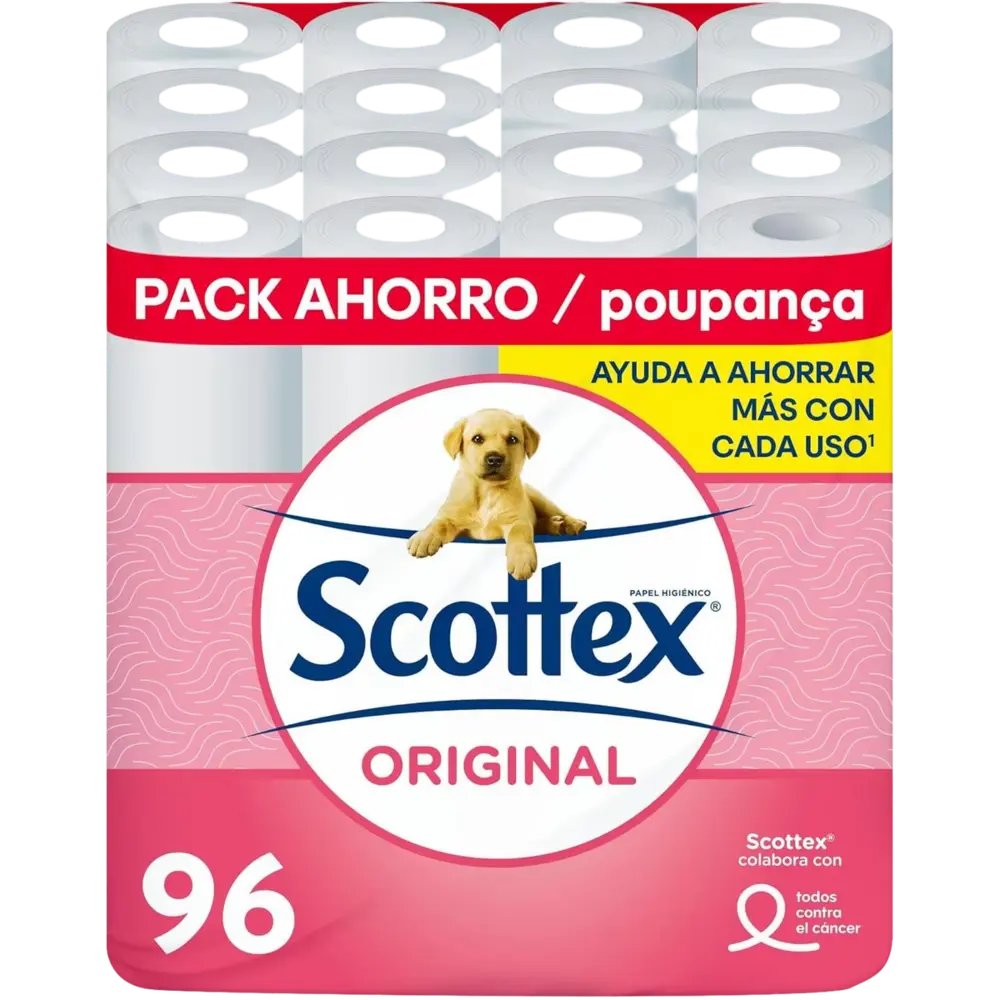 Scottex papel higiénico 96 rollos