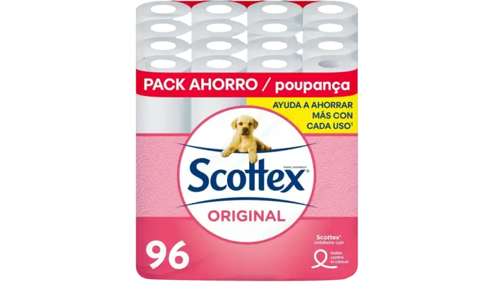 Scottex papel higiénico 96 rollos