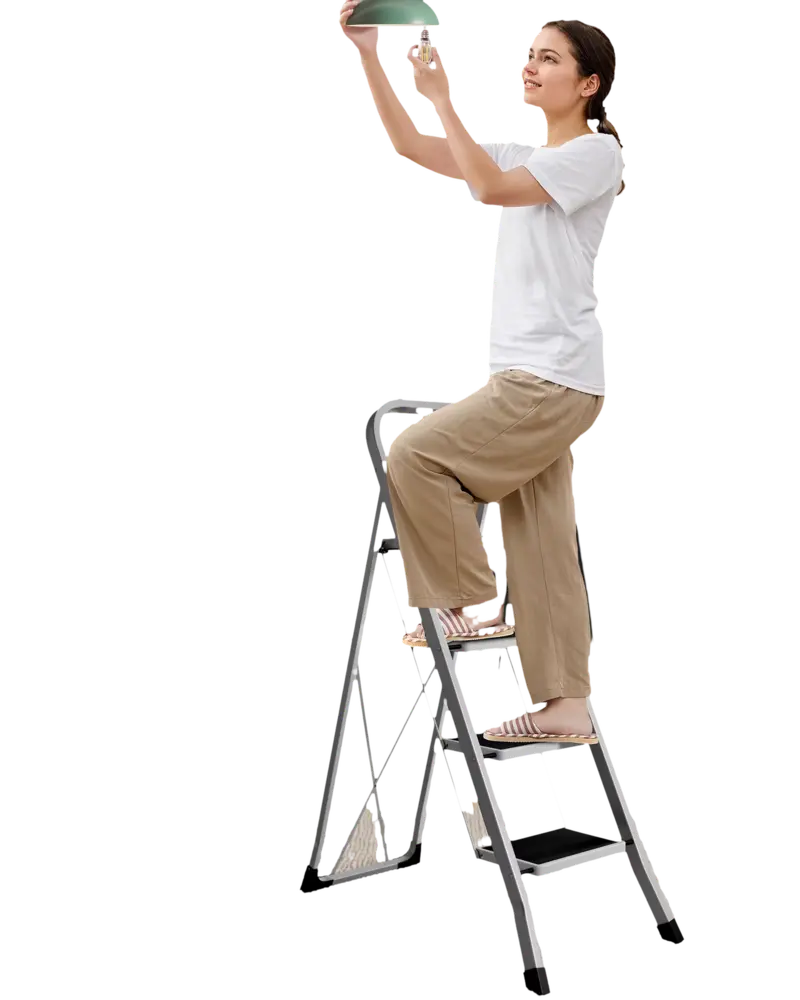 Escalera plegable songmics