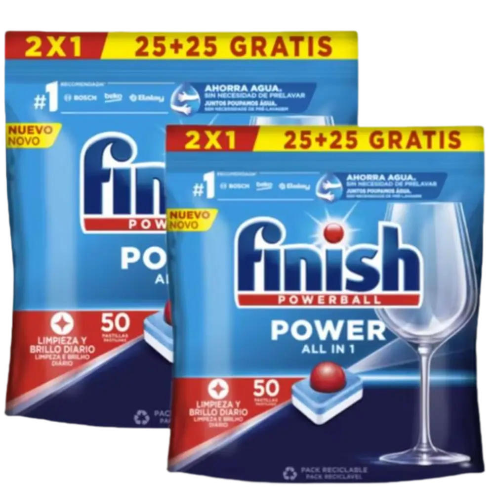 Pastillas finish all in 1