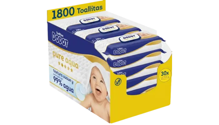 Dodot Pure aqua 1800 toallitas