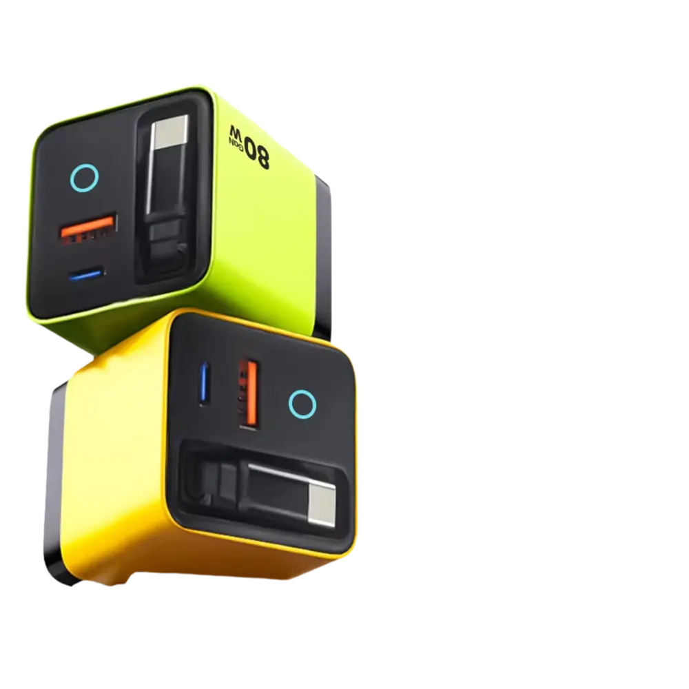 Cargador 80W con cable telescópico