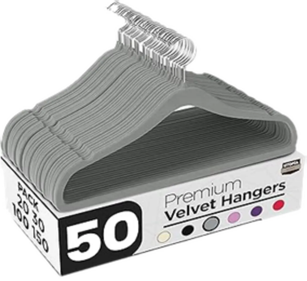 Perchas de terciopelo utopia