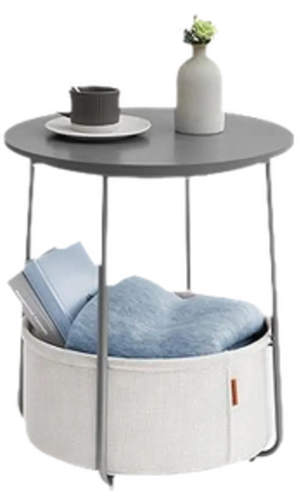 Mesa Auxiliar Vasagle con Cesta