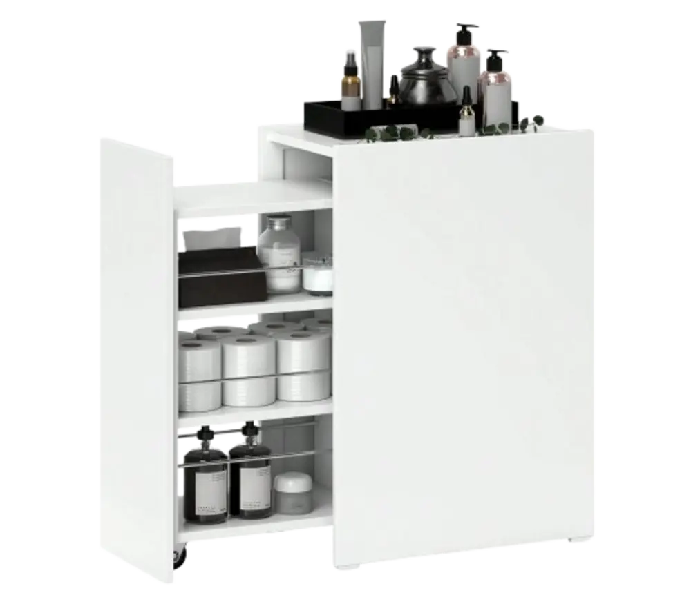 Armario de baño estrecho