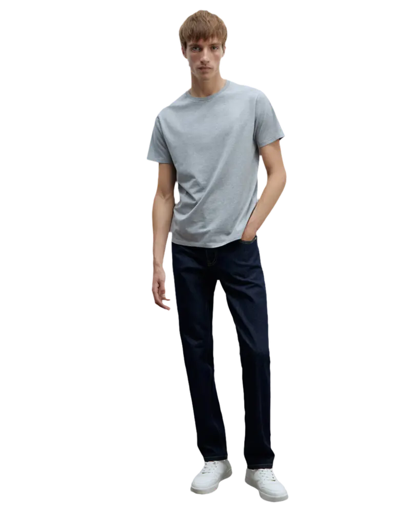 Camiseta Lisa Gris Melange