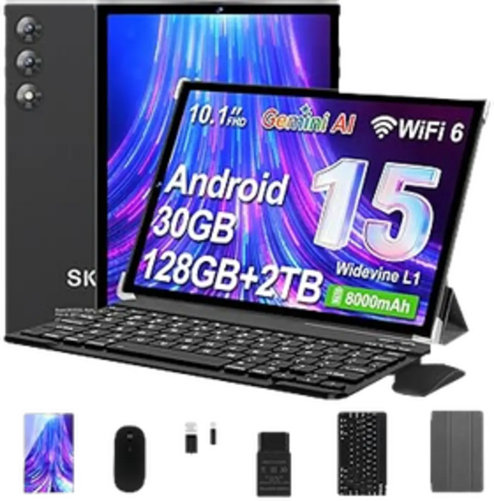 Tablet Android 15 10 30GB RAM