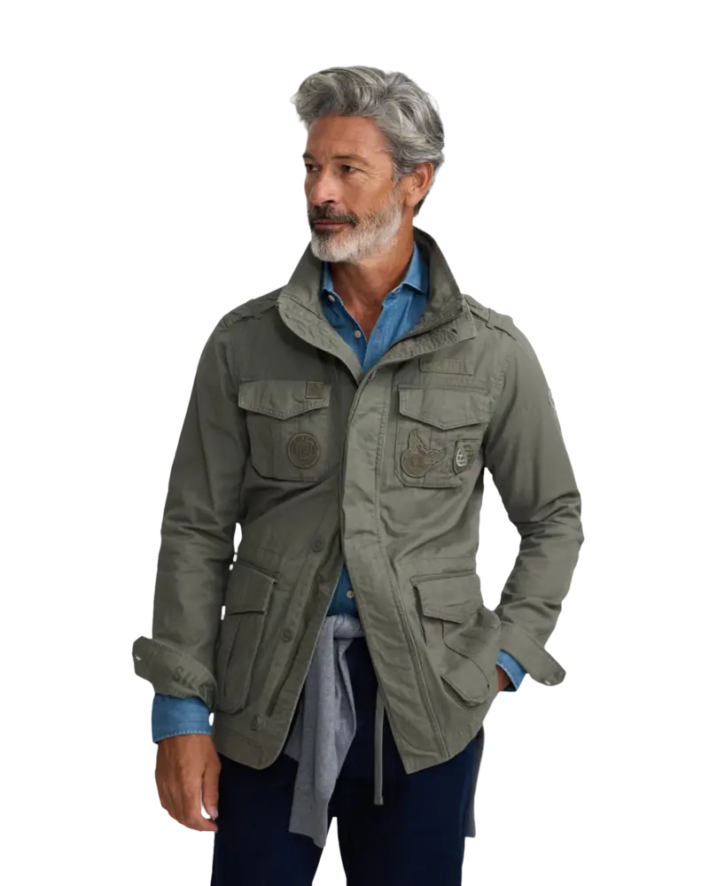 Chaqueta Militar Parches Dye