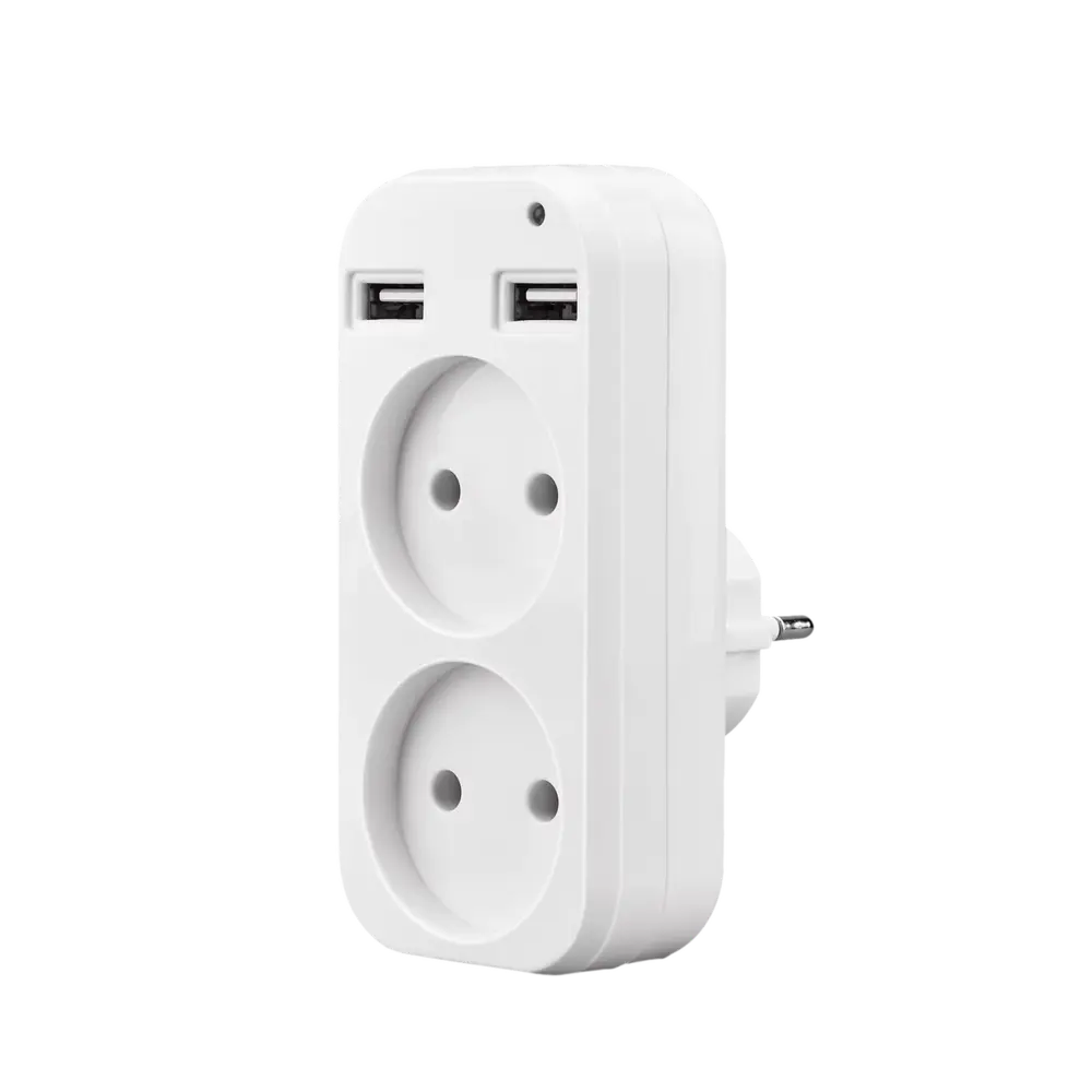 Adaptador Doble con USB