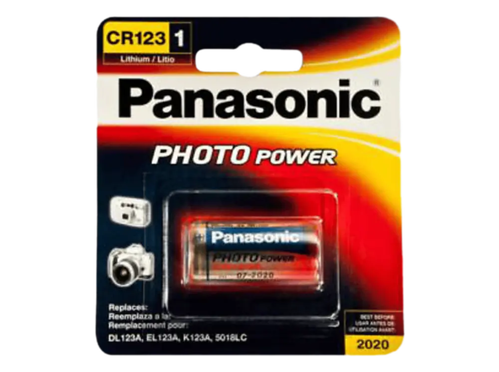 Pila Panasonic Litio CR123