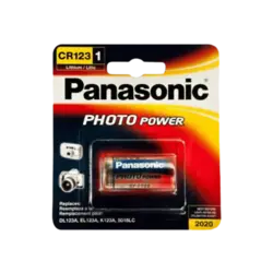 Pila Panasonic Litio CR123