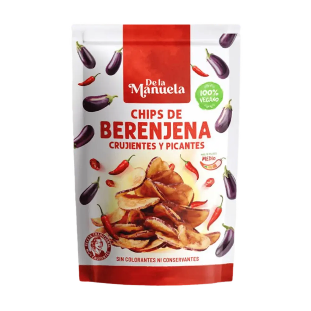 De La Manuela Chips De Berenjena
